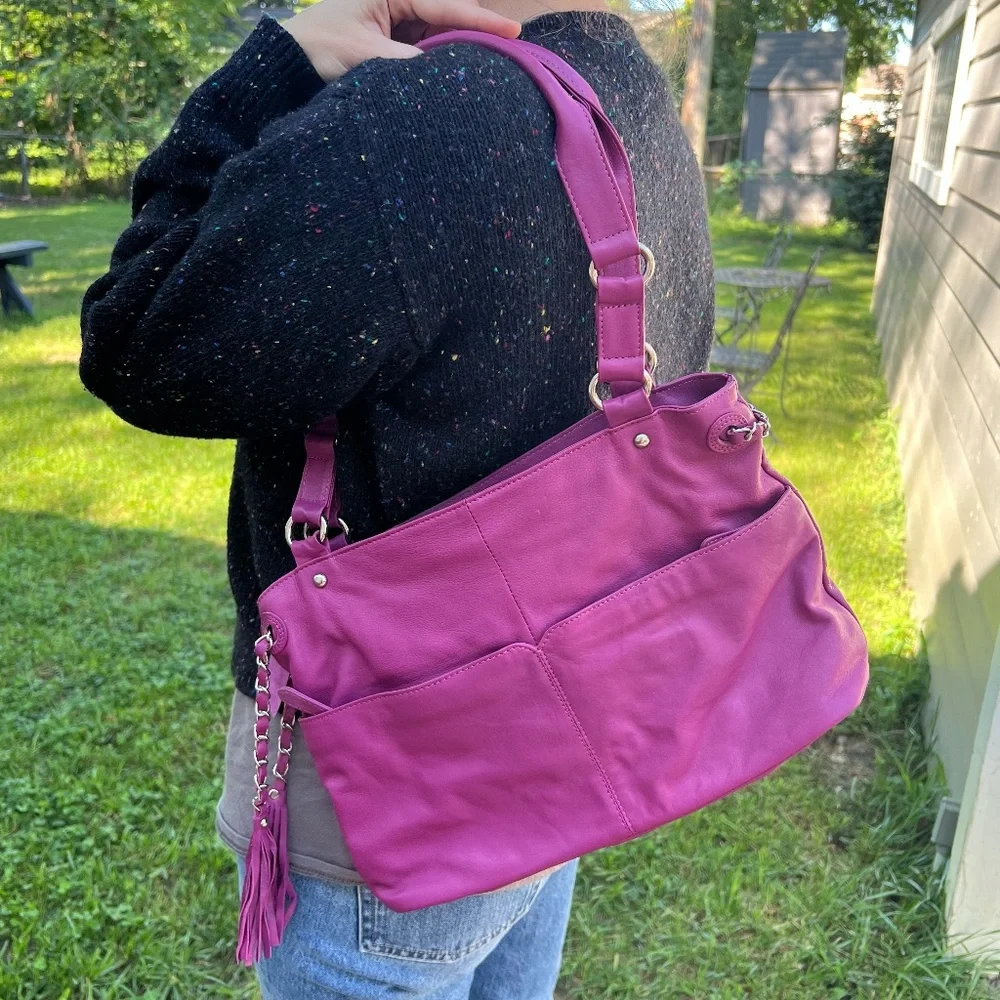 Great American Leather Works Hobo-Style/Y2K Shoulder Bag - Picture 5 of 16